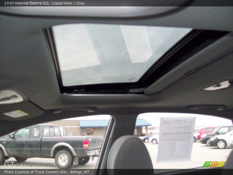 Liquid Silver / Gray 2010 Hyundai Elantra GLS