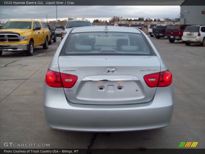 Liquid Silver / Gray 2010 Hyundai Elantra GLS