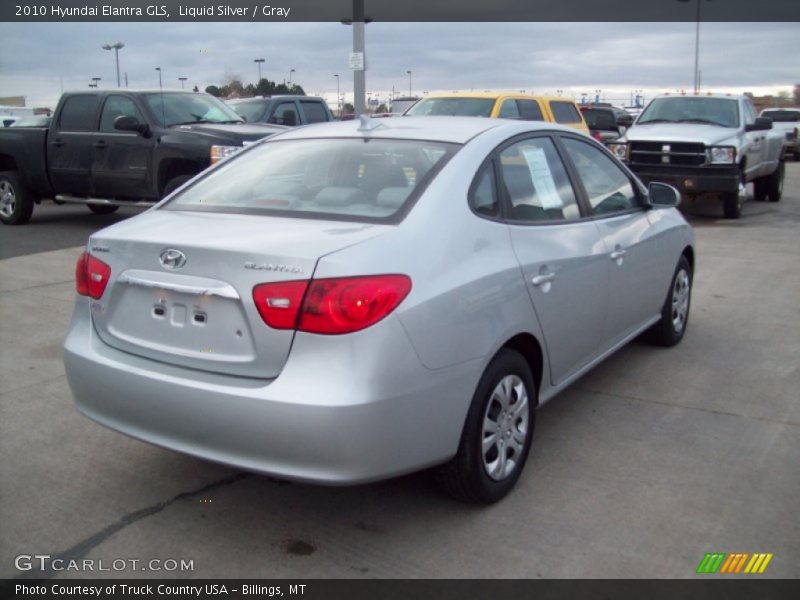 Liquid Silver / Gray 2010 Hyundai Elantra GLS