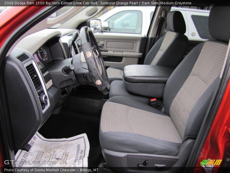 Sunburst Orange Pearl / Dark Slate/Medium Graystone 2009 Dodge Ram 1500 Big Horn Edition Crew Cab 4x4