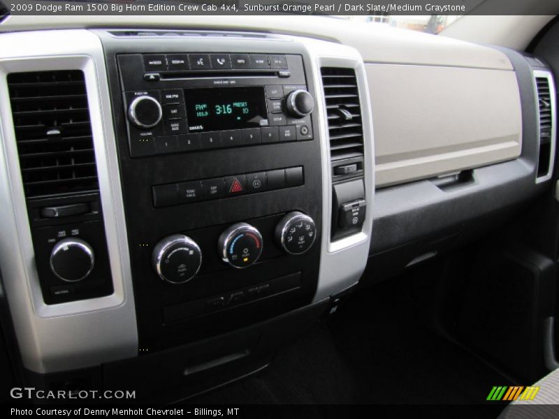 Sunburst Orange Pearl / Dark Slate/Medium Graystone 2009 Dodge Ram 1500 Big Horn Edition Crew Cab 4x4