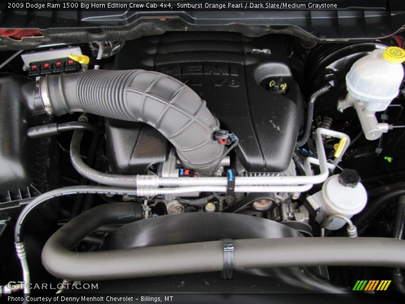 Sunburst Orange Pearl / Dark Slate/Medium Graystone 2009 Dodge Ram 1500 Big Horn Edition Crew Cab 4x4