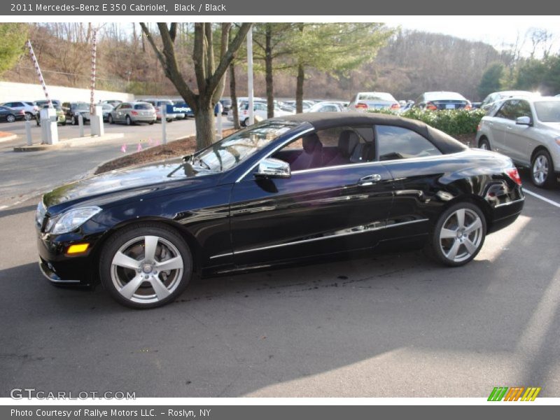 Black / Black 2011 Mercedes-Benz E 350 Cabriolet