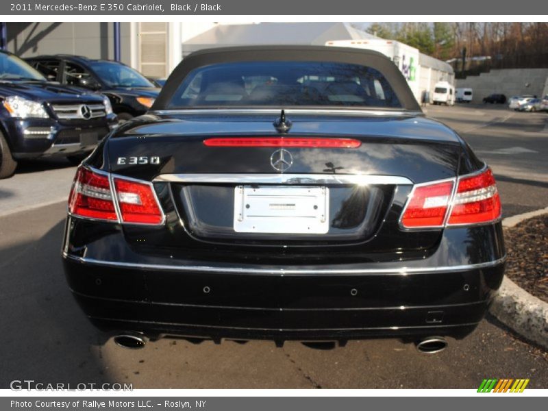 Black / Black 2011 Mercedes-Benz E 350 Cabriolet
