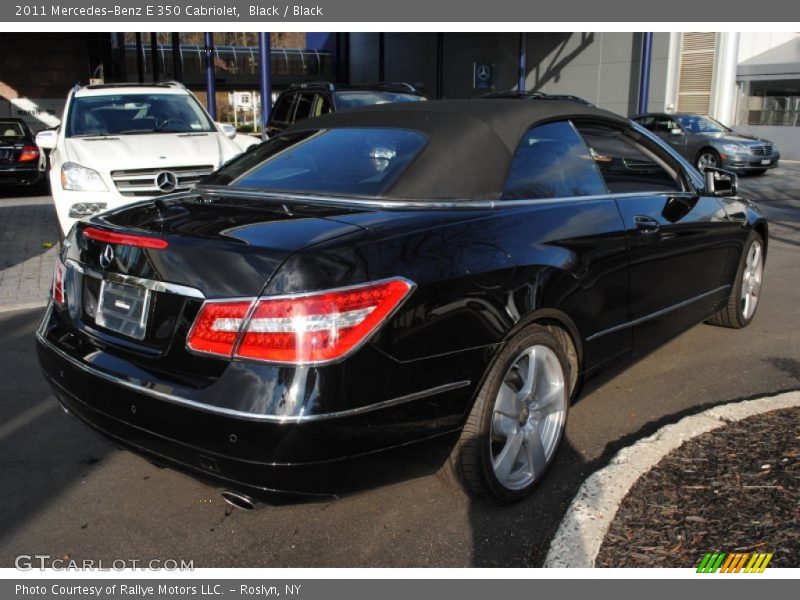 Black / Black 2011 Mercedes-Benz E 350 Cabriolet
