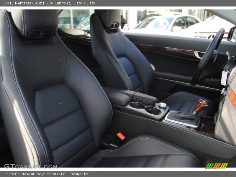 Black / Black 2011 Mercedes-Benz E 350 Cabriolet