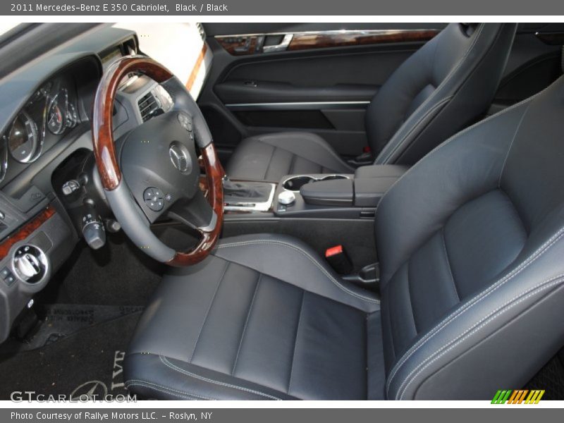 Black / Black 2011 Mercedes-Benz E 350 Cabriolet
