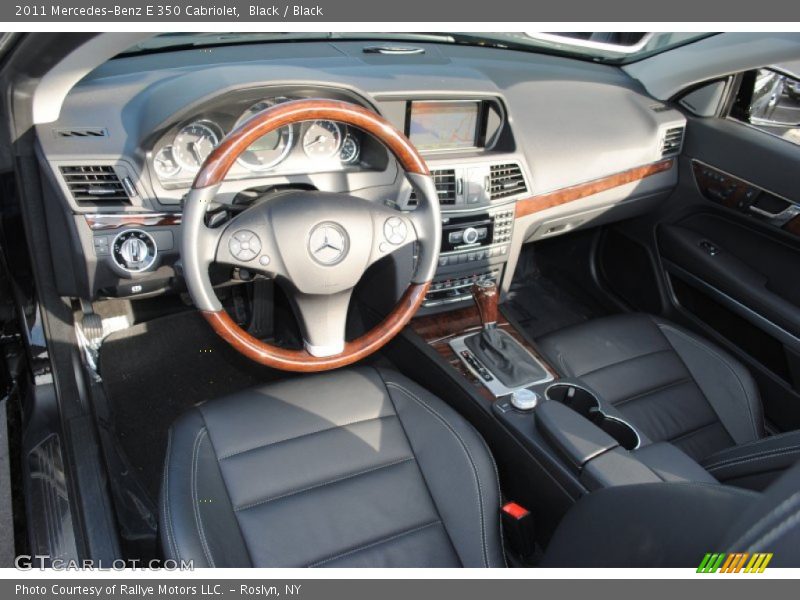 Black / Black 2011 Mercedes-Benz E 350 Cabriolet