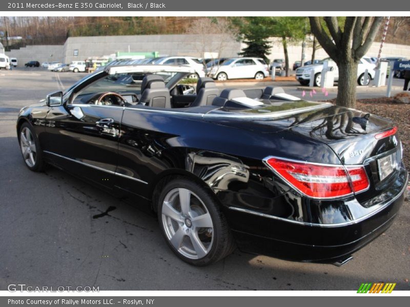 Black / Black 2011 Mercedes-Benz E 350 Cabriolet