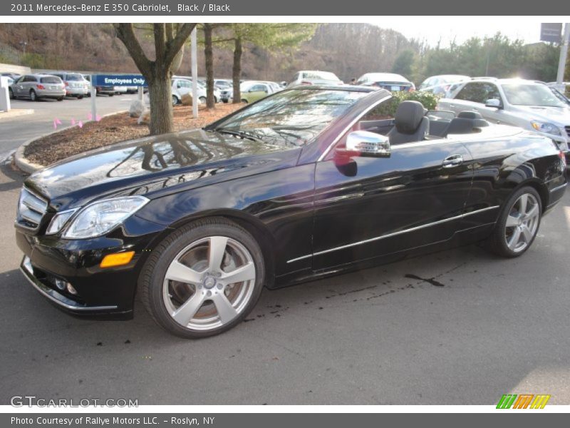 Black / Black 2011 Mercedes-Benz E 350 Cabriolet