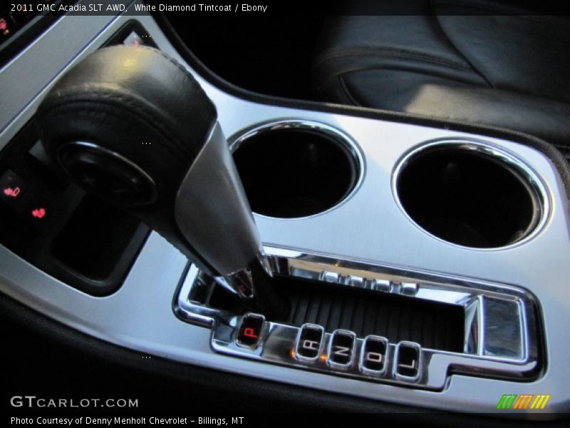 White Diamond Tintcoat / Ebony 2011 GMC Acadia SLT AWD