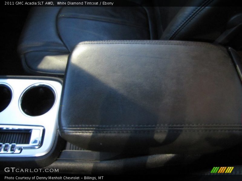 White Diamond Tintcoat / Ebony 2011 GMC Acadia SLT AWD