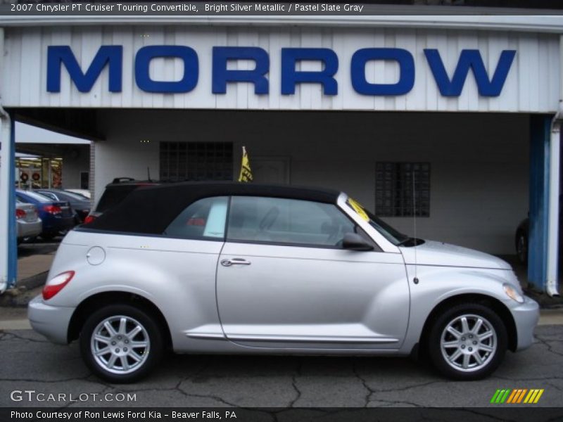 Bright Silver Metallic / Pastel Slate Gray 2007 Chrysler PT Cruiser Touring Convertible
