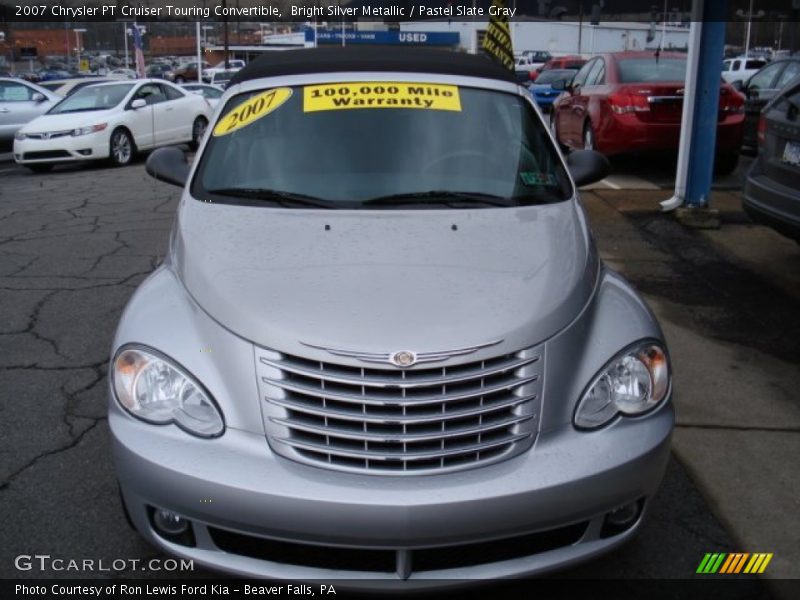 Bright Silver Metallic / Pastel Slate Gray 2007 Chrysler PT Cruiser Touring Convertible