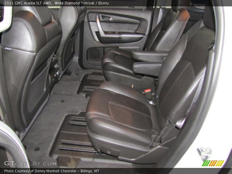 White Diamond Tintcoat / Ebony 2011 GMC Acadia SLT AWD
