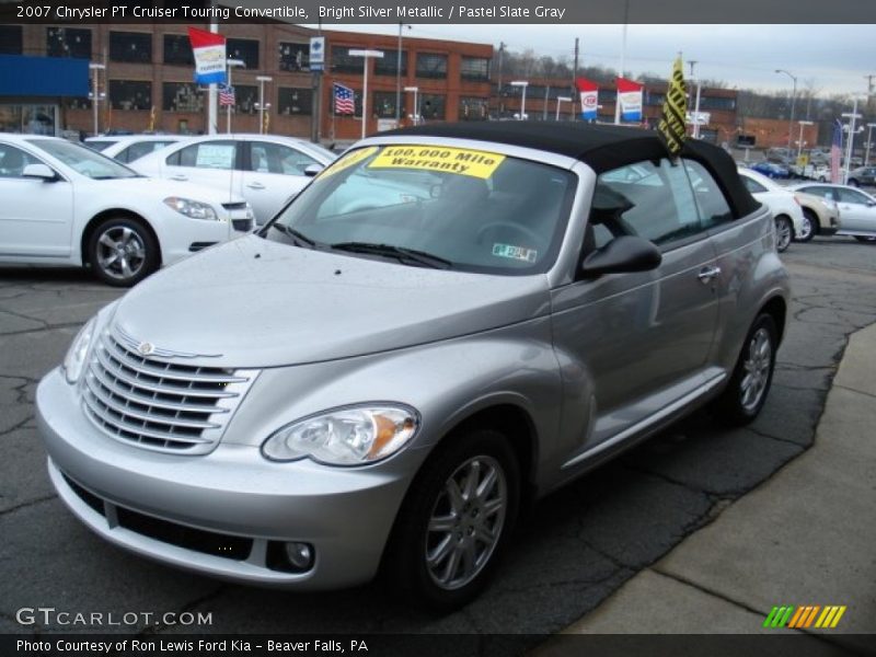 Bright Silver Metallic / Pastel Slate Gray 2007 Chrysler PT Cruiser Touring Convertible