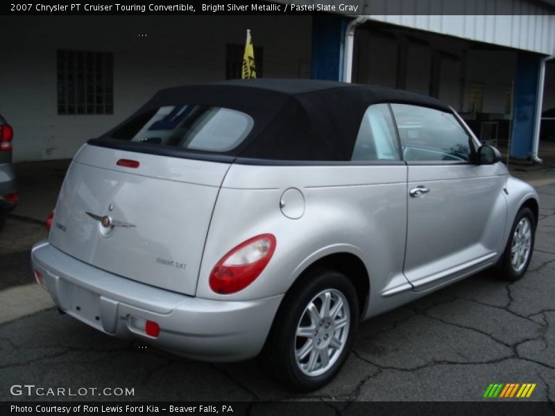 Bright Silver Metallic / Pastel Slate Gray 2007 Chrysler PT Cruiser Touring Convertible