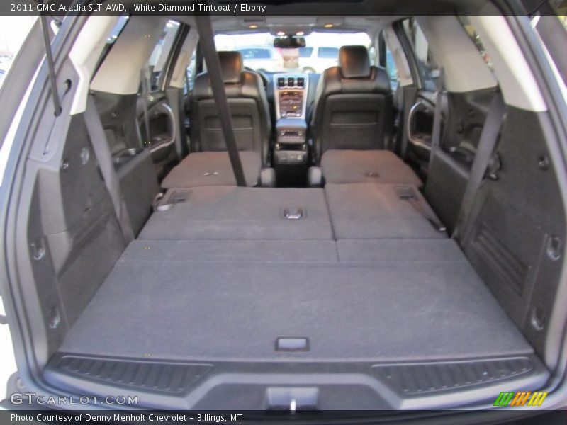 White Diamond Tintcoat / Ebony 2011 GMC Acadia SLT AWD