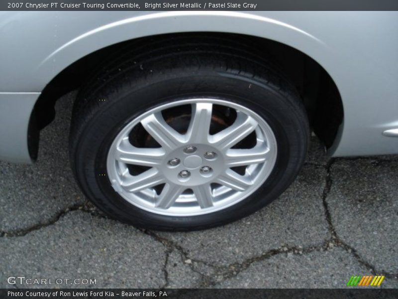 Bright Silver Metallic / Pastel Slate Gray 2007 Chrysler PT Cruiser Touring Convertible