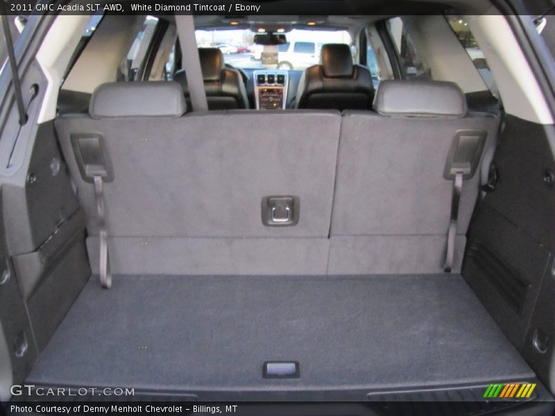 White Diamond Tintcoat / Ebony 2011 GMC Acadia SLT AWD