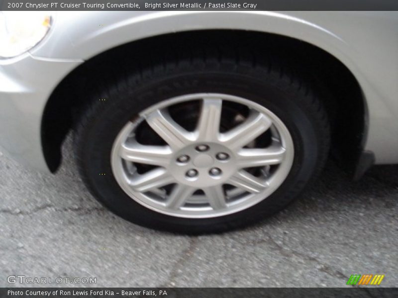 Bright Silver Metallic / Pastel Slate Gray 2007 Chrysler PT Cruiser Touring Convertible