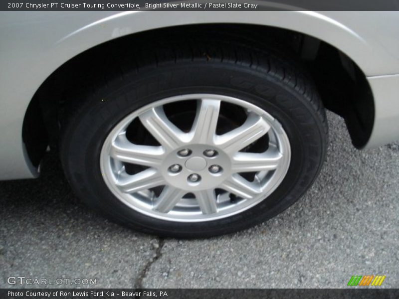 Bright Silver Metallic / Pastel Slate Gray 2007 Chrysler PT Cruiser Touring Convertible