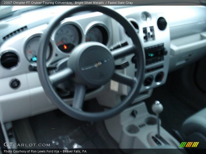 Bright Silver Metallic / Pastel Slate Gray 2007 Chrysler PT Cruiser Touring Convertible