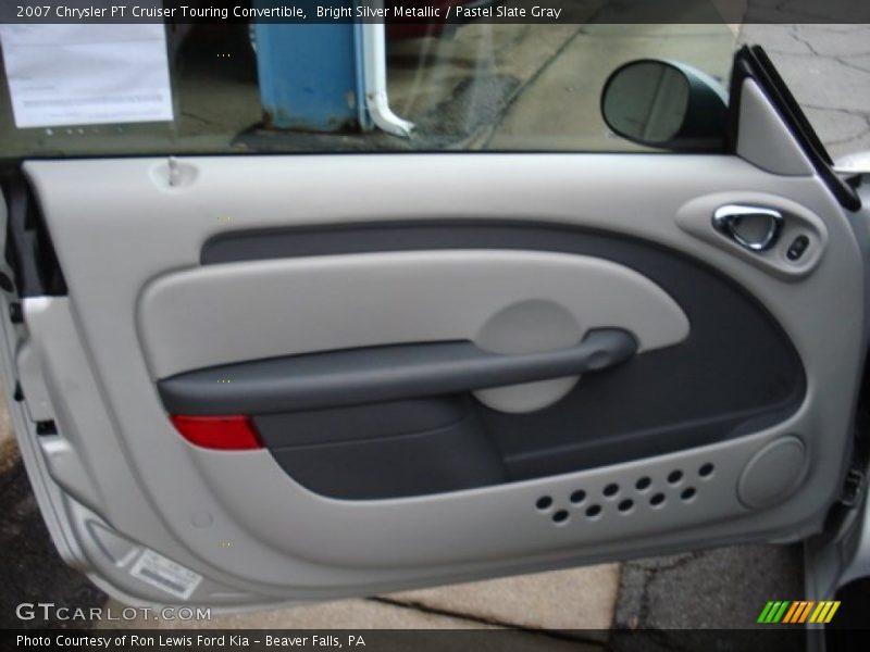 Bright Silver Metallic / Pastel Slate Gray 2007 Chrysler PT Cruiser Touring Convertible