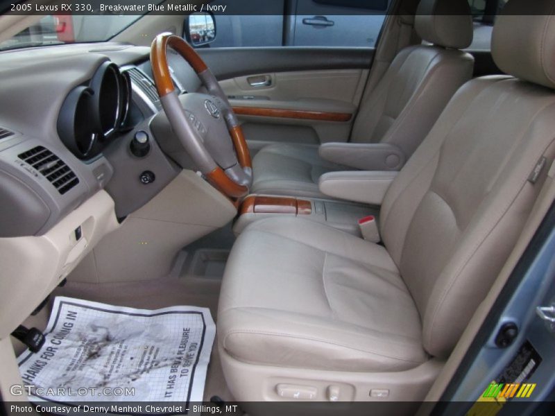 Breakwater Blue Metallic / Ivory 2005 Lexus RX 330