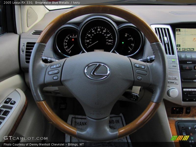 Breakwater Blue Metallic / Ivory 2005 Lexus RX 330
