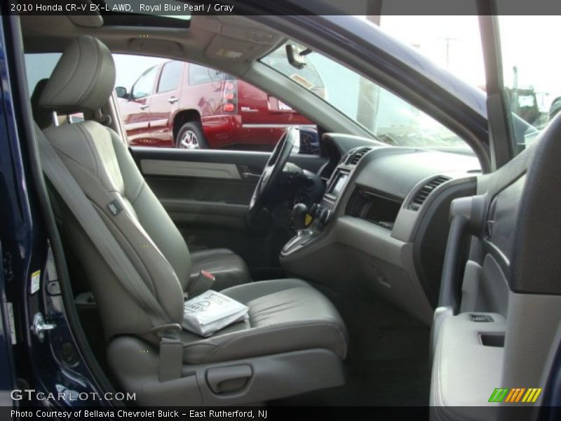 Royal Blue Pearl / Gray 2010 Honda CR-V EX-L AWD