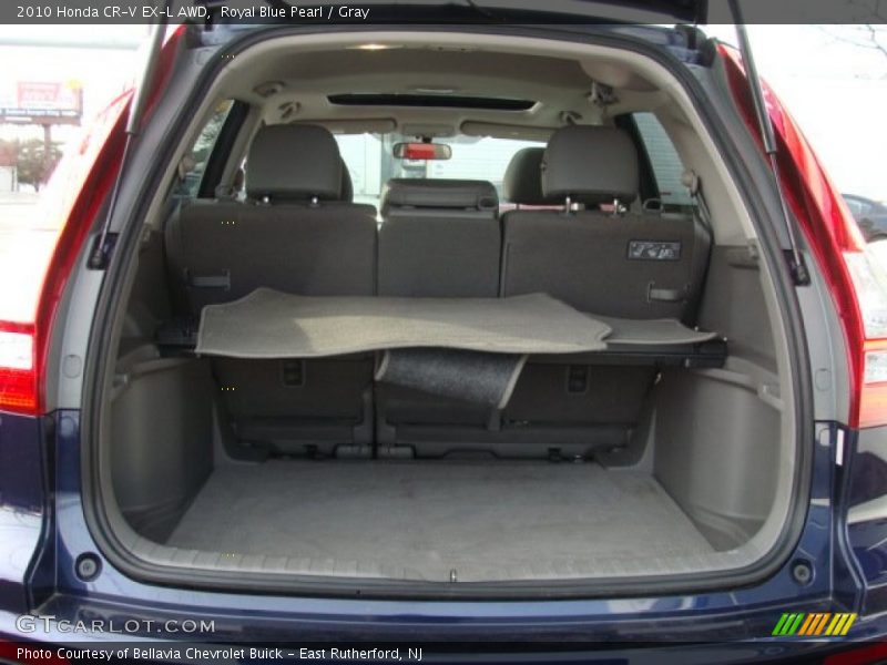 Royal Blue Pearl / Gray 2010 Honda CR-V EX-L AWD