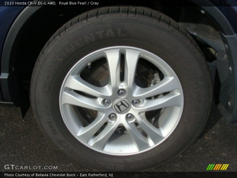 Royal Blue Pearl / Gray 2010 Honda CR-V EX-L AWD