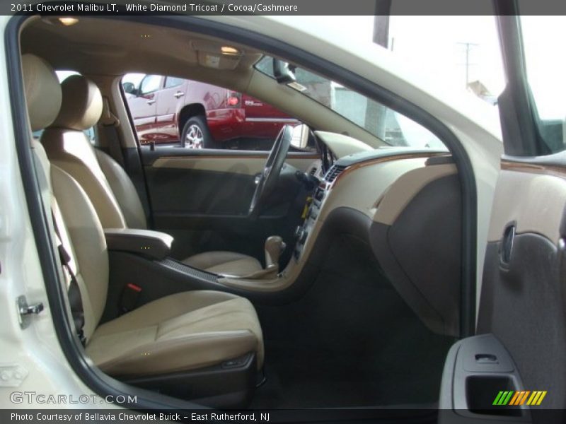 White Diamond Tricoat / Cocoa/Cashmere 2011 Chevrolet Malibu LT