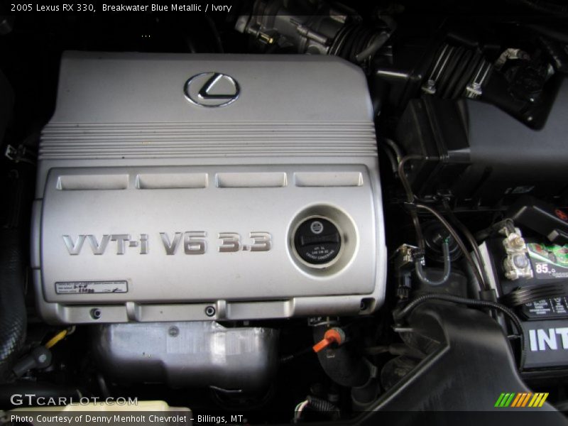 Breakwater Blue Metallic / Ivory 2005 Lexus RX 330