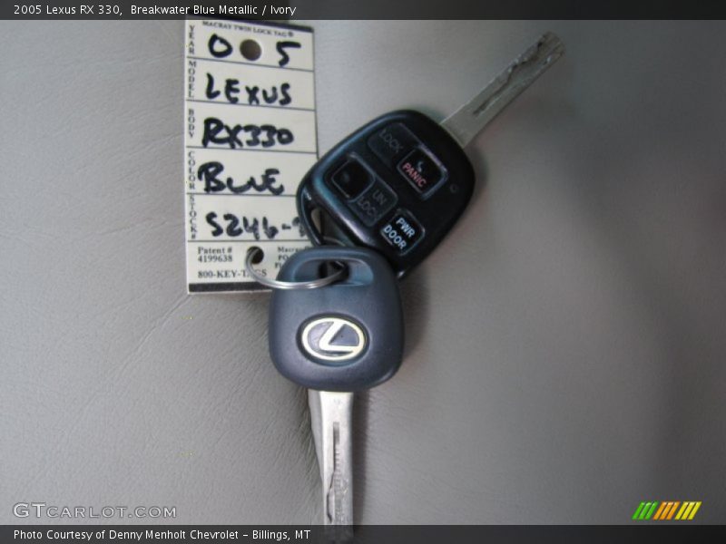 Breakwater Blue Metallic / Ivory 2005 Lexus RX 330