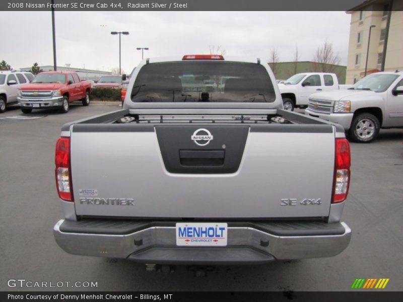 Radiant Silver / Steel 2008 Nissan Frontier SE Crew Cab 4x4