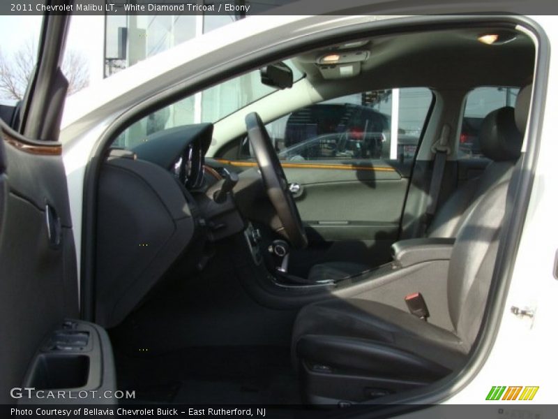 White Diamond Tricoat / Ebony 2011 Chevrolet Malibu LT