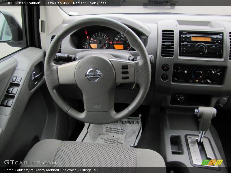 Radiant Silver / Steel 2008 Nissan Frontier SE Crew Cab 4x4