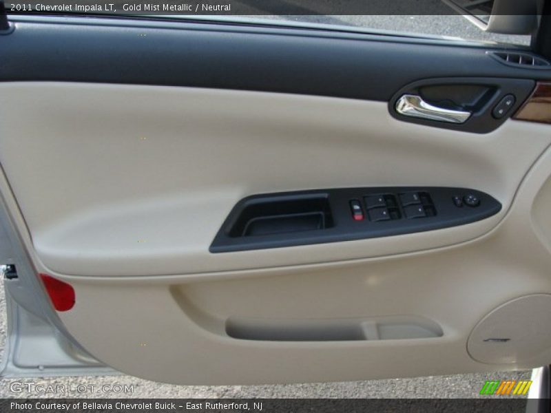 Gold Mist Metallic / Neutral 2011 Chevrolet Impala LT