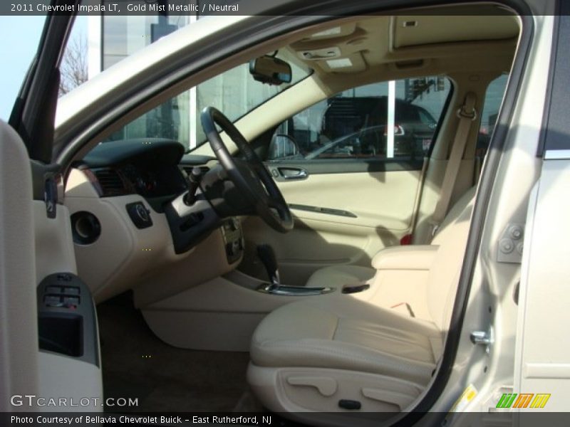 Gold Mist Metallic / Neutral 2011 Chevrolet Impala LT