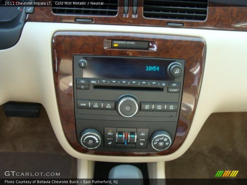 Gold Mist Metallic / Neutral 2011 Chevrolet Impala LT