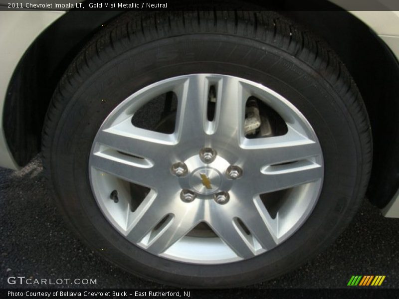 Gold Mist Metallic / Neutral 2011 Chevrolet Impala LT