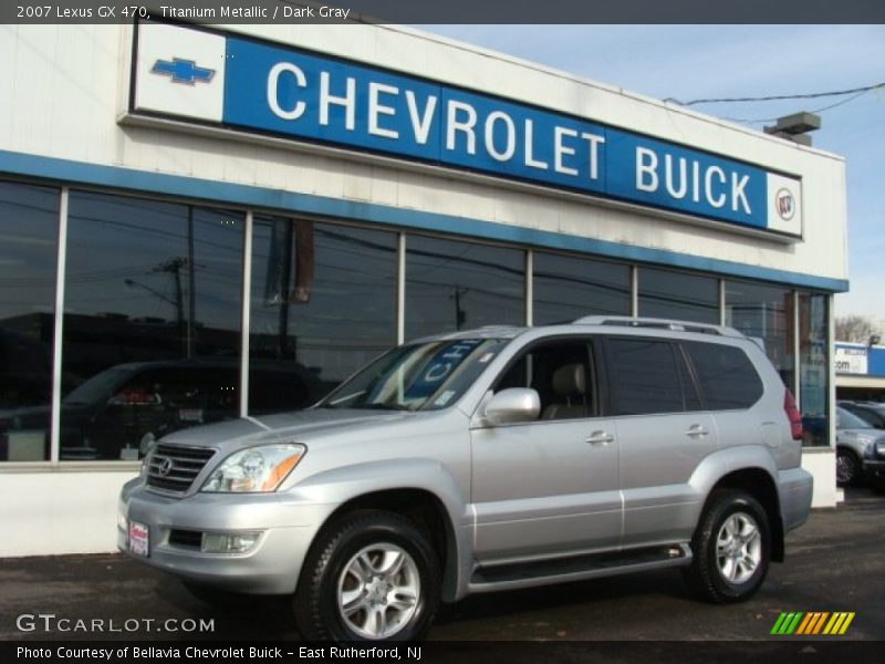 Titanium Metallic / Dark Gray 2007 Lexus GX 470