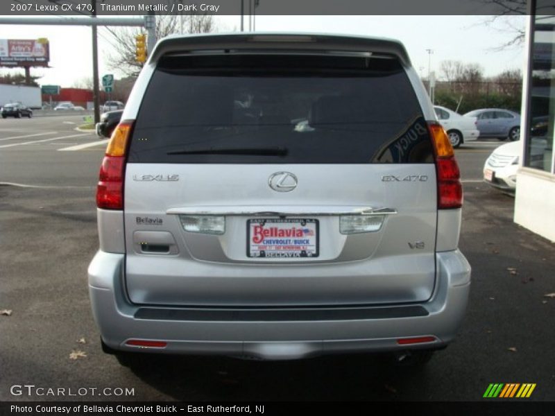Titanium Metallic / Dark Gray 2007 Lexus GX 470