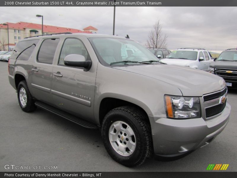 Graystone Metallic / Light Titanium/Dark Titanium 2008 Chevrolet Suburban 1500 LT 4x4