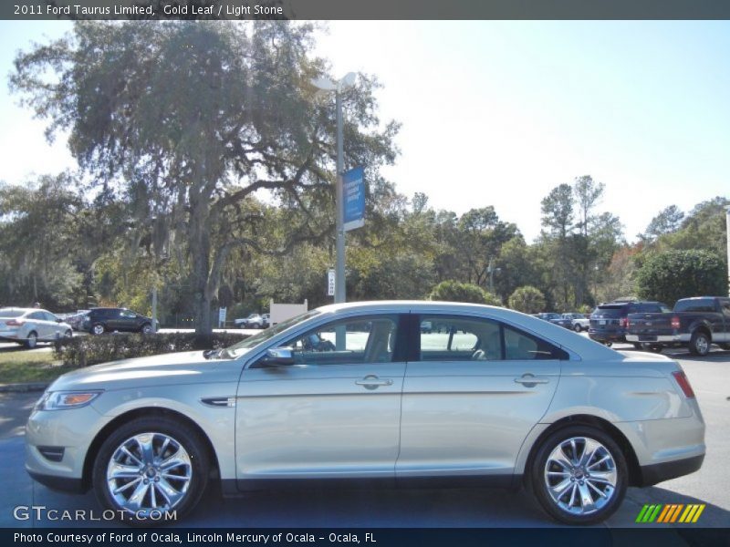 Gold Leaf / Light Stone 2011 Ford Taurus Limited