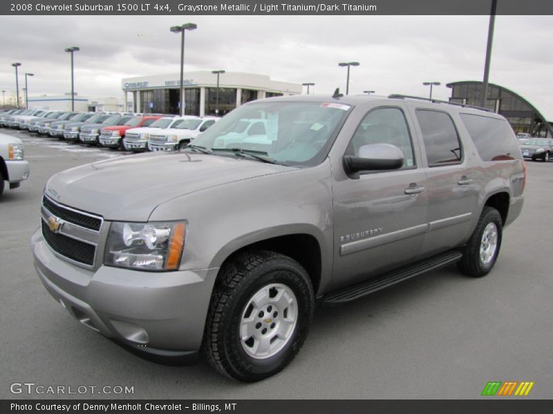 Graystone Metallic / Light Titanium/Dark Titanium 2008 Chevrolet Suburban 1500 LT 4x4