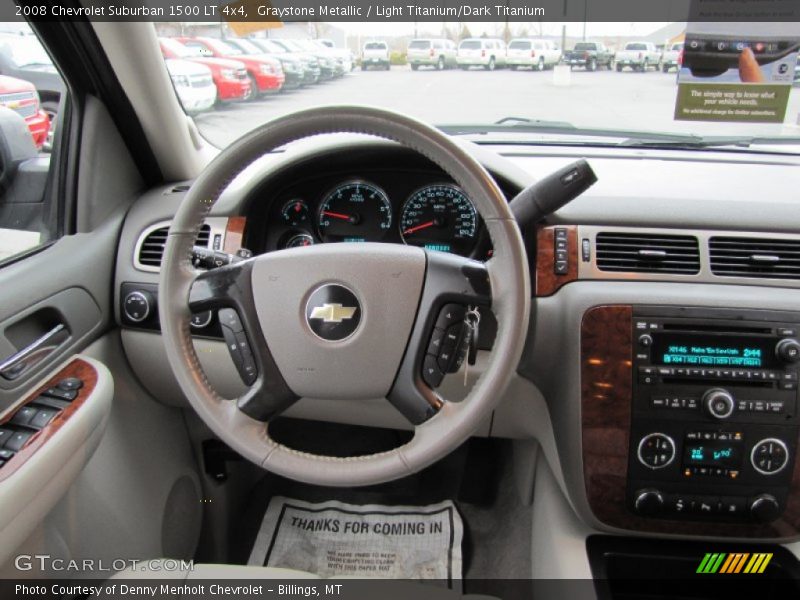 Graystone Metallic / Light Titanium/Dark Titanium 2008 Chevrolet Suburban 1500 LT 4x4