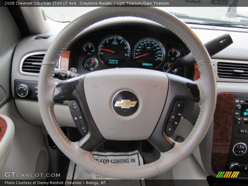 Graystone Metallic / Light Titanium/Dark Titanium 2008 Chevrolet Suburban 1500 LT 4x4